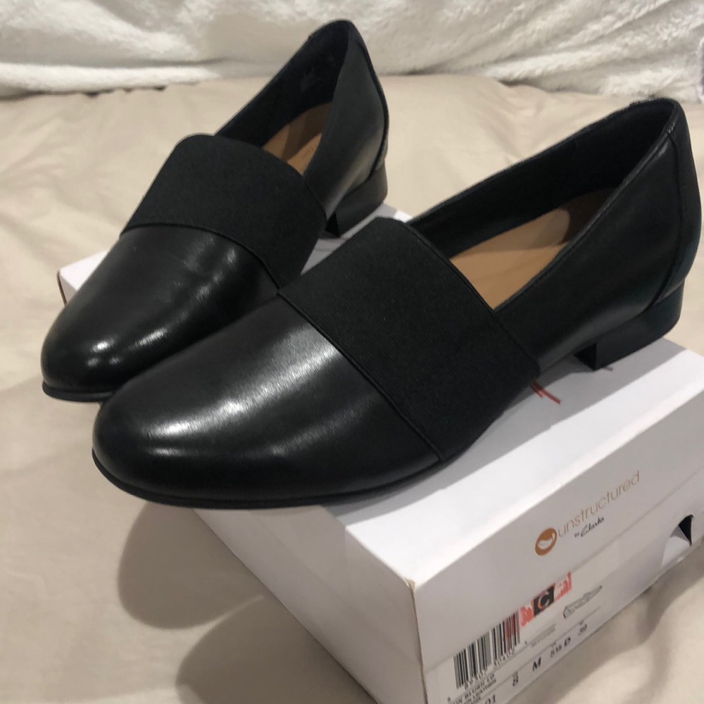 NEW Black Leather Loafers